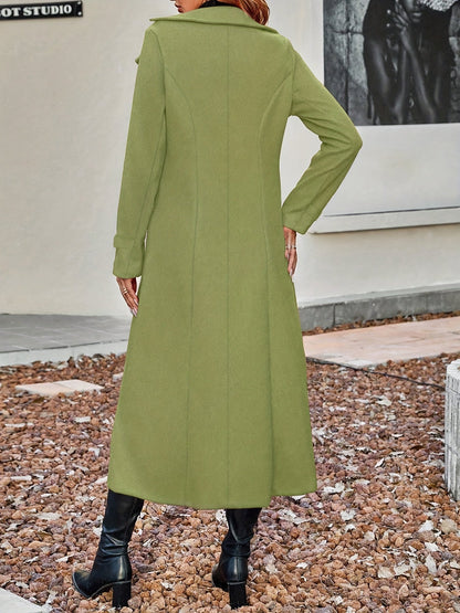 Thania | Elegant Longline Overcoat