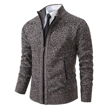 Cesar | Soft Edge Zip Sweater