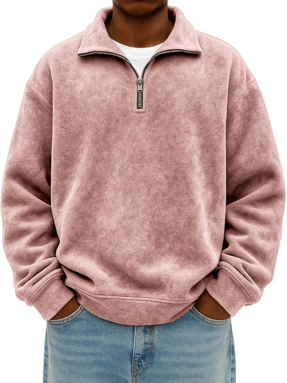 Vhon | Retro Quarter Zip Shirt