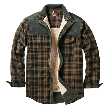 Vireo | Casual Stand Collar Plaid Jacket