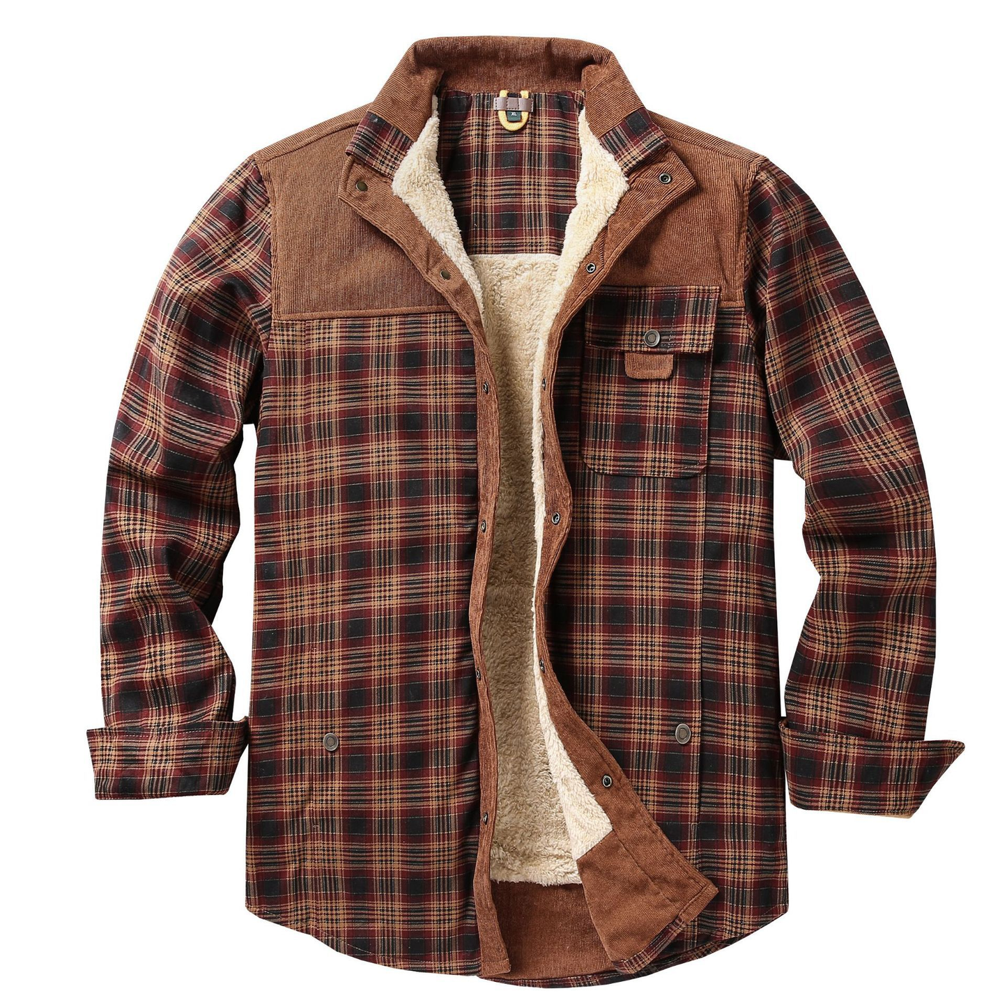 Vireo | Casual Stand Collar Plaid Jacket
