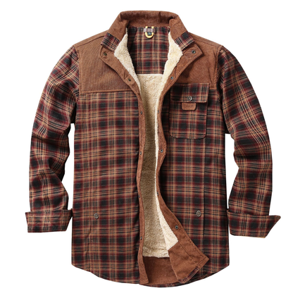 Vireo | Casual Stand Collar Plaid Jacket