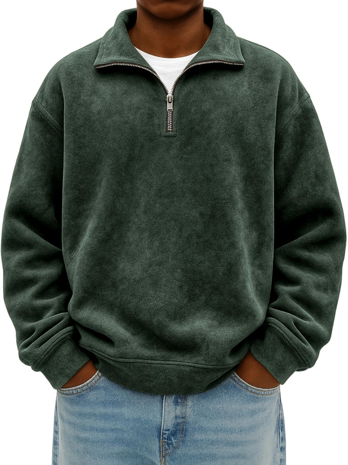 Vhon | Retro Quarter Zip Shirt