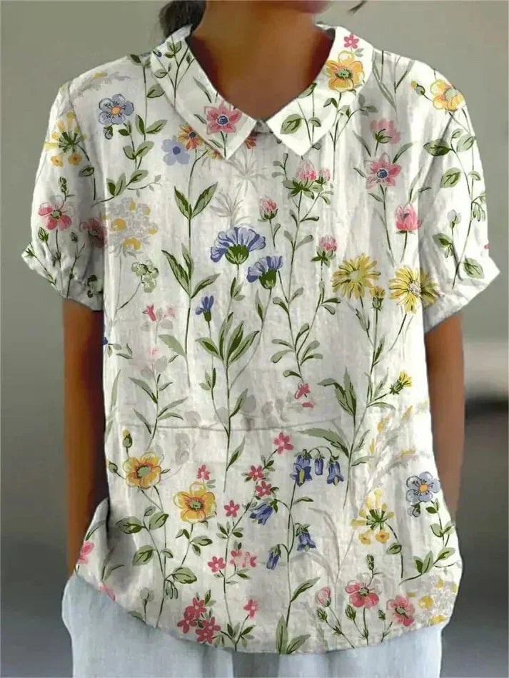 Inca | Artisan Floral Blouse