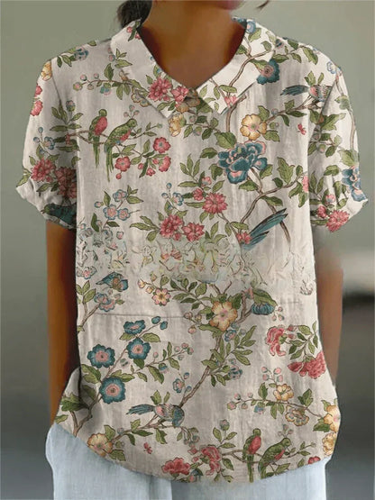 Inca | Artisan Floral Blouse