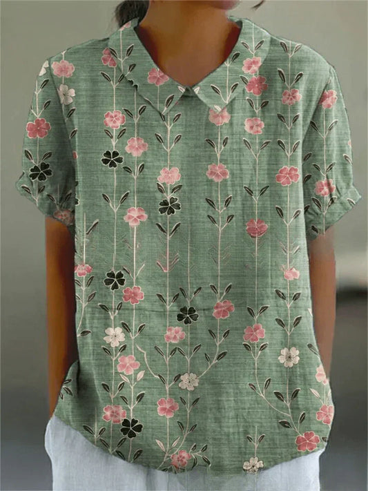 Inca | Artisan Floral Blouse