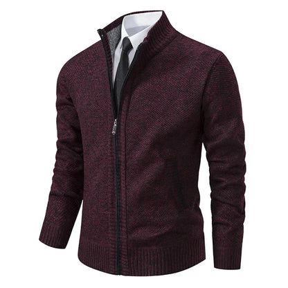 Cesar | Soft Edge Zip Sweater