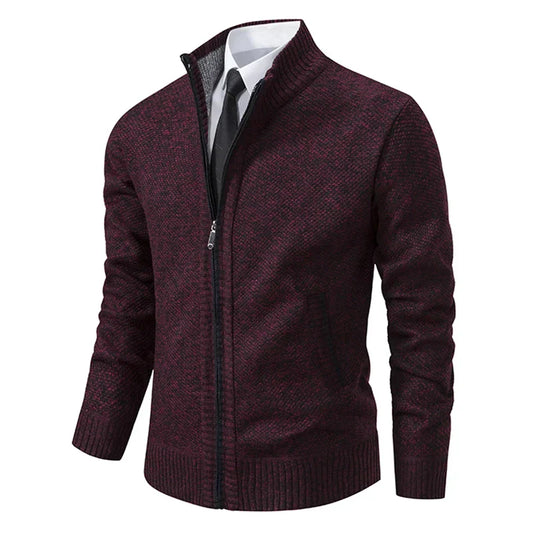 Cesar | Soft Edge Zip Sweater
