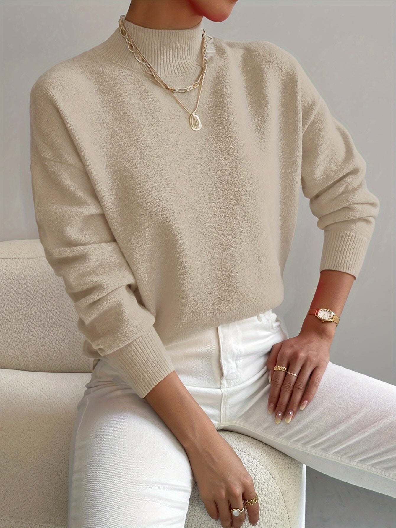 Mercy | Chic Mockneck Sweater