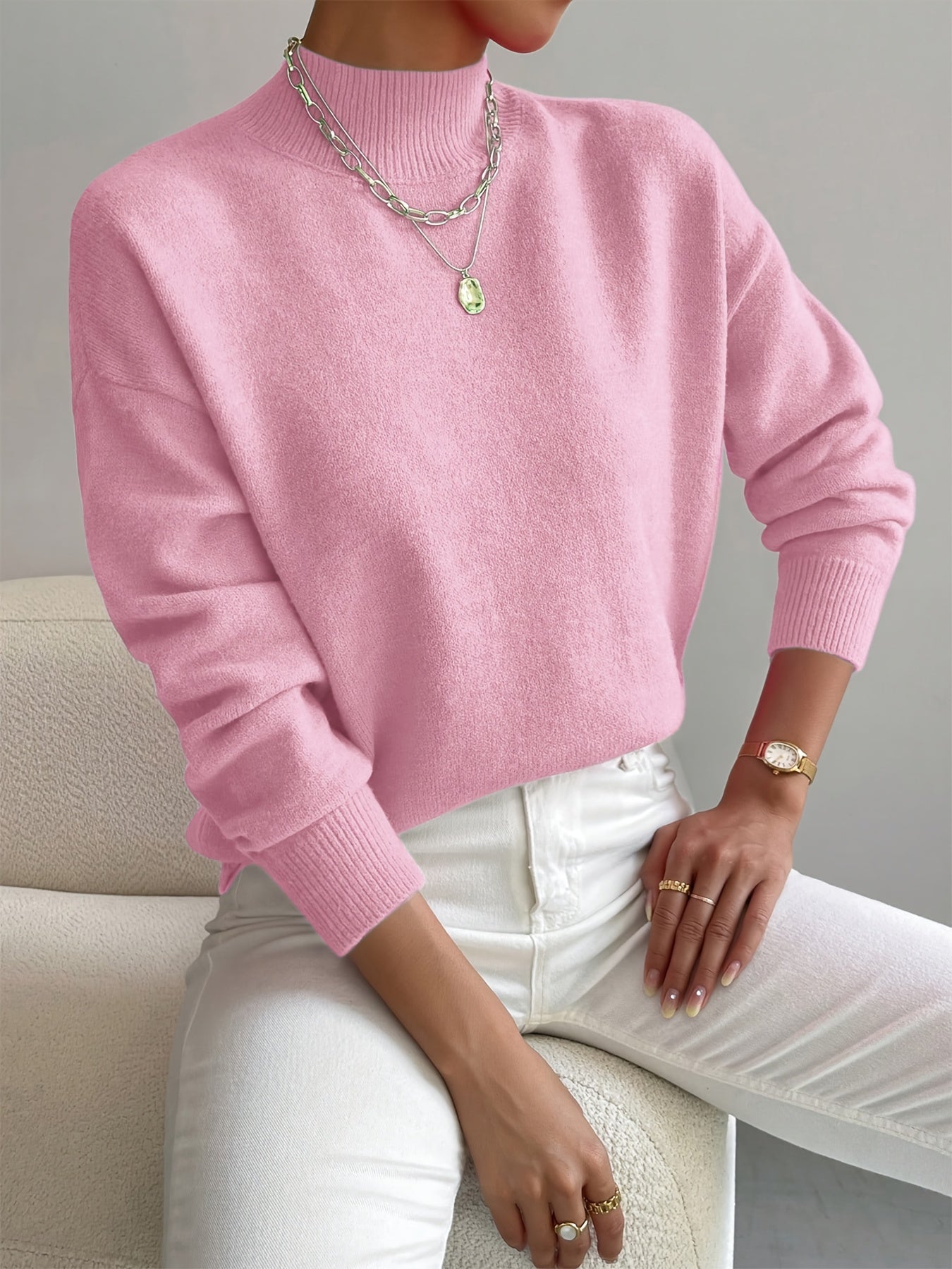 Mercy | Chic Mockneck Sweater