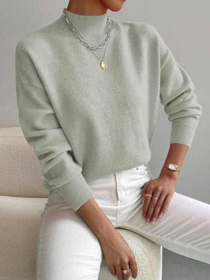 Mercy | Chic Mockneck Sweater