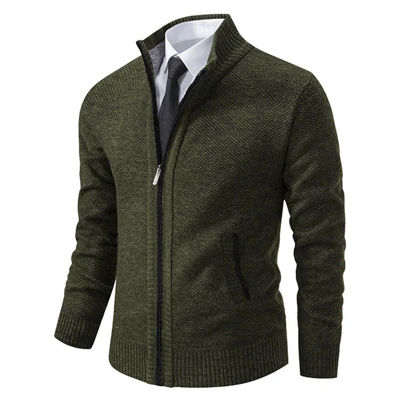 Cesar | Soft Edge Zip Sweater