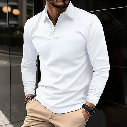 Adrian | Modern Fit Long-Sleeve Polo