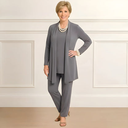 Ronalie | Elegant Top and Pants Set