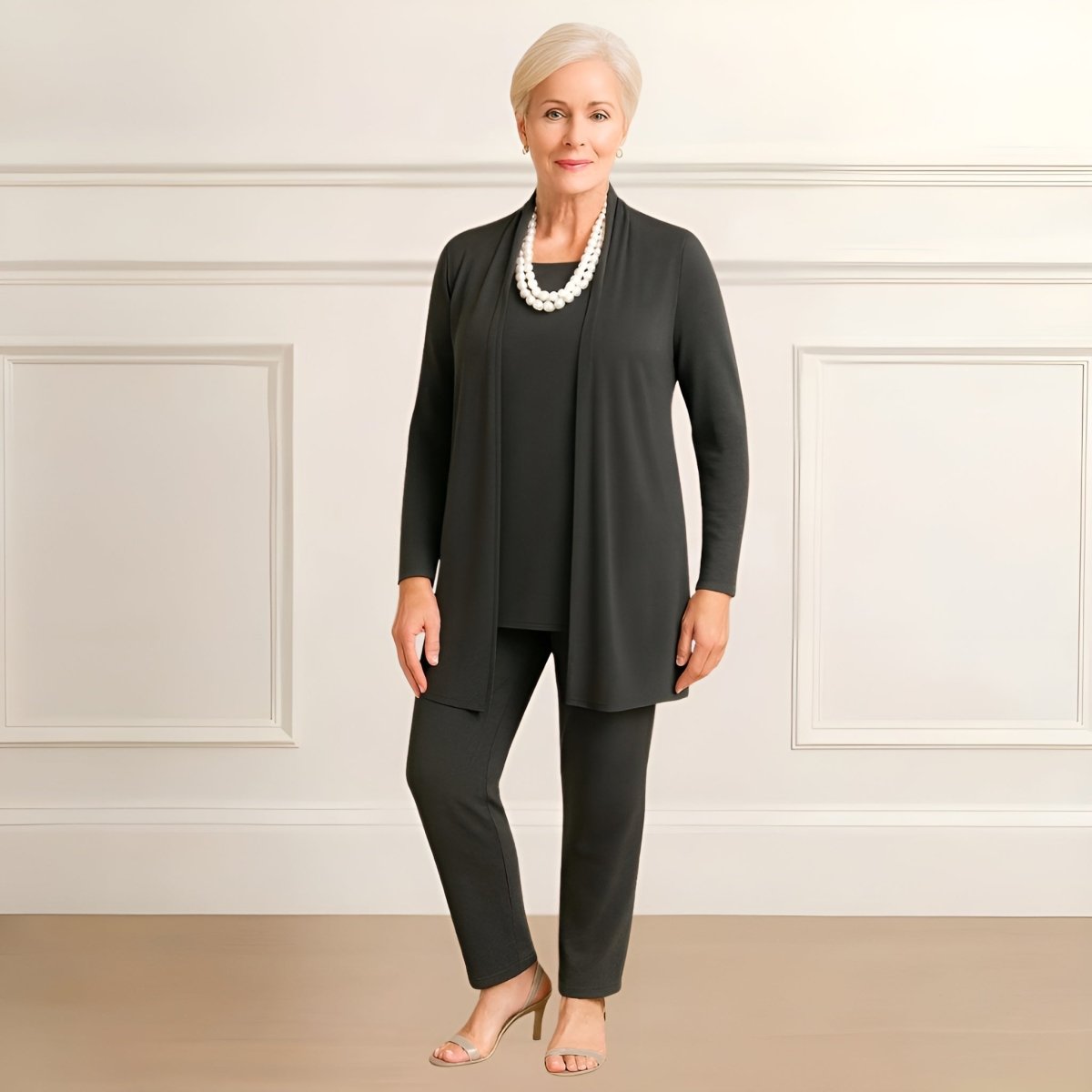 Ronalie | Elegant Top and Pants Set