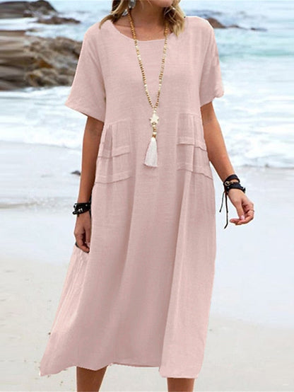 Kacey | Classic Round Neck Dress