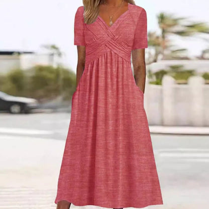 Deana | Casual Charm V-Neck Dress