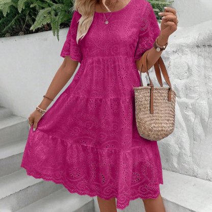 Nara | Cozy Floral Cutout Dress