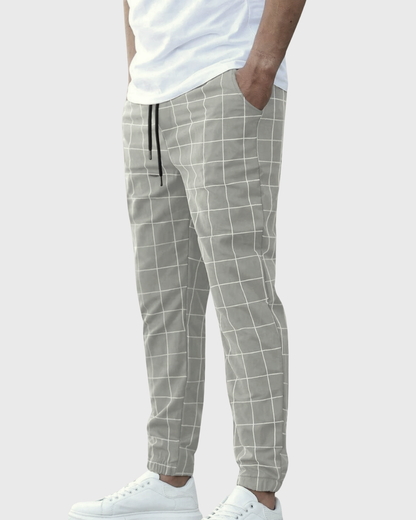 Adrien | Fashion Grid Sweatpants